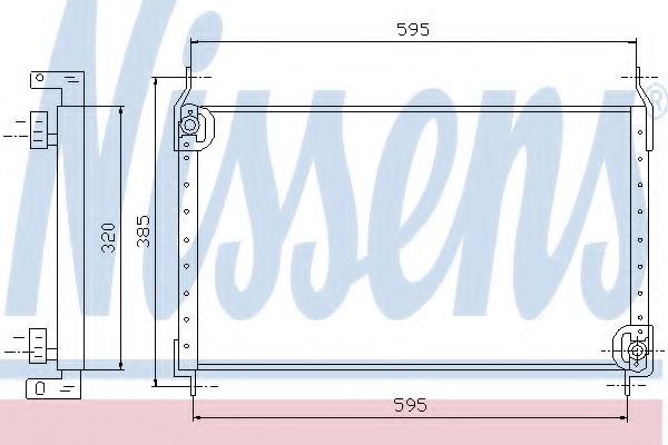 Радиатор кондиционера NISSENS 94530