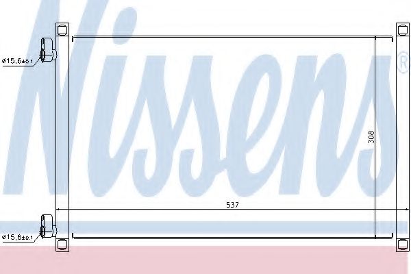 Радиатор кондиционера NISSENS 94533