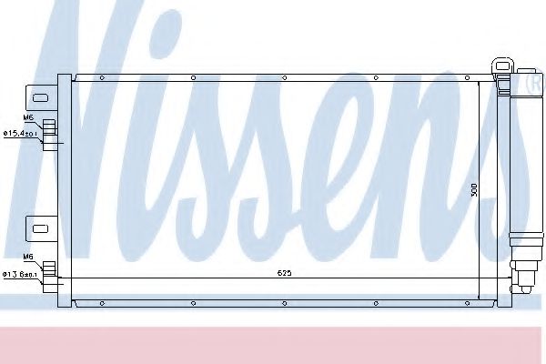 Радиатор кондиционера NISSENS 94591