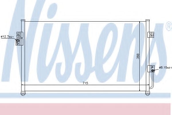 Радиатор кондиционера NISSENS 94634