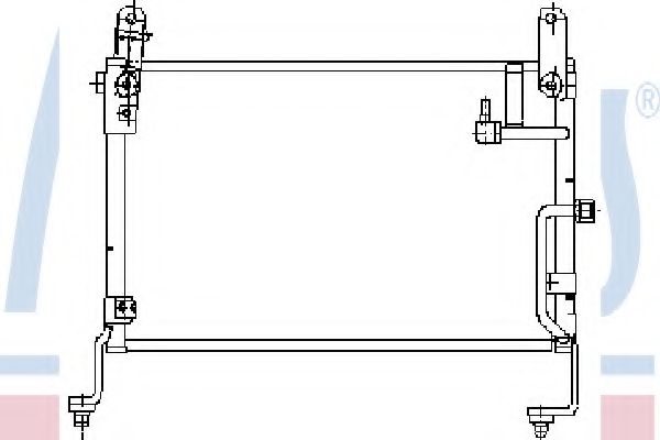 Радиатор кондиционера Hyundai/Kia KK372-61-480 B