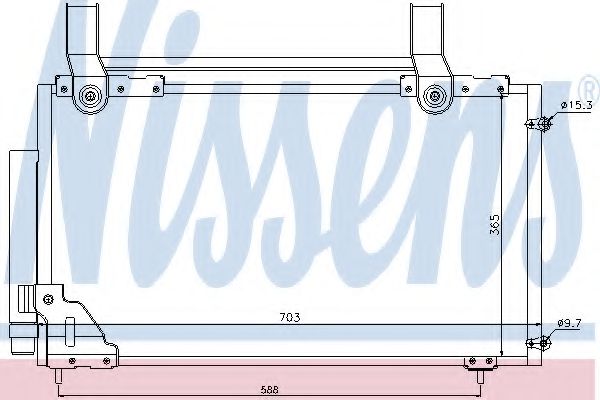 Радиатор кондиционера NISSENS 94735