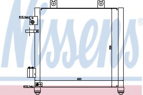 Радиатор кондиционера NISSENS 94739