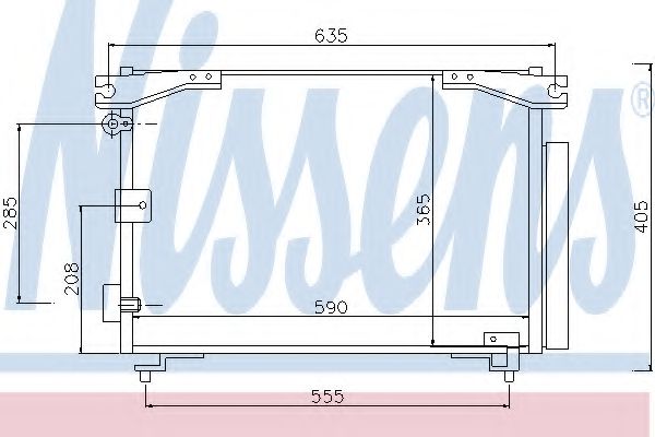 Радиатор кондиционера NISSENS 94769