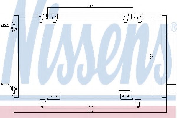 Радиатор кондиционера NISSENS 94833