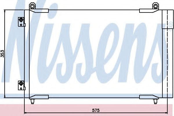 Радиатор кондиционера NISSENS 94837