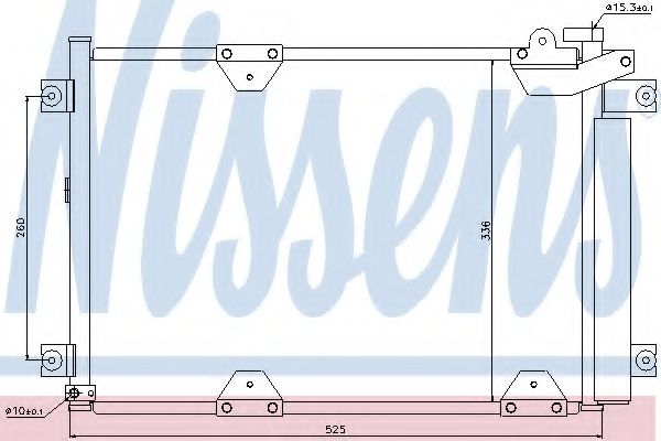 Радиатор кондиционера NISSENS 94892