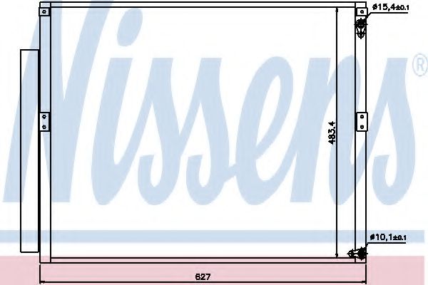 Радиатор кондиционера NISSENS 94919