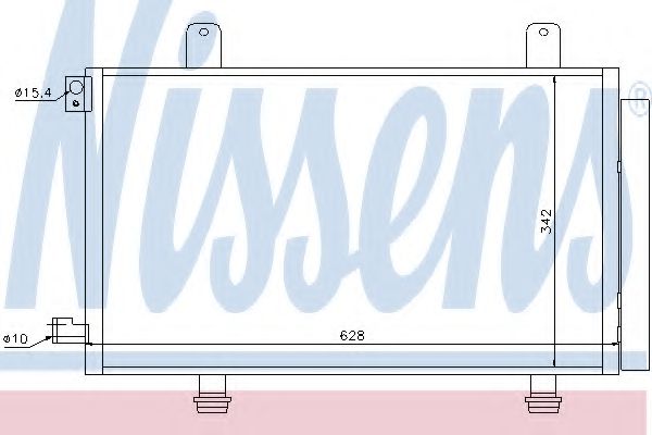 Радиатор кондиционера NISSENS 94979