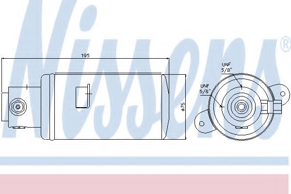 Осушитель кондиционера NISSENS 95076