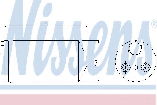 Осушитель кондиционера NISSENS 95138