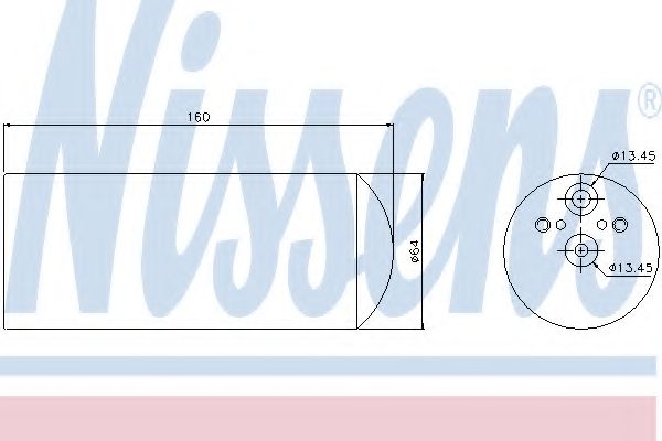 Осушитель кондиционера NISSENS 95172