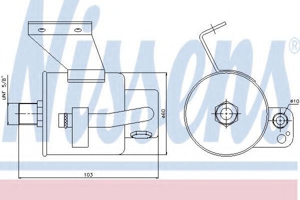 Осушитель кондиционера NISSENS 95182