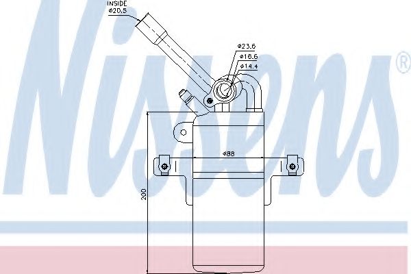 Осушитель кондиционера NISSENS 95213