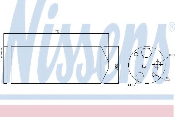 Осушитель кондиционера NISSENS 95239