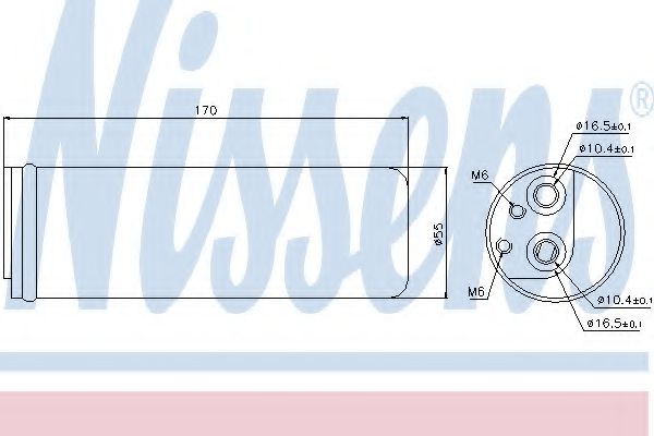 Осушитель кондиционера NISSENS 95321