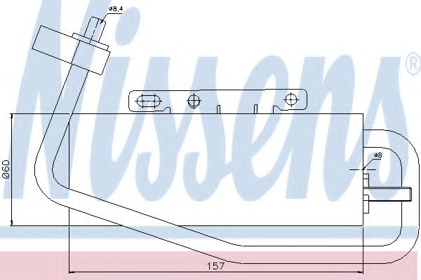 Осушитель кондиционера NISSENS 95338