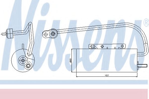 Осушитель кондиционера NISSENS 95339