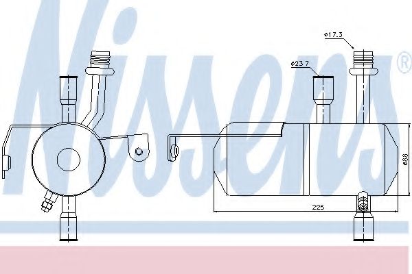 Осушитель кондиционера NISSENS 95353