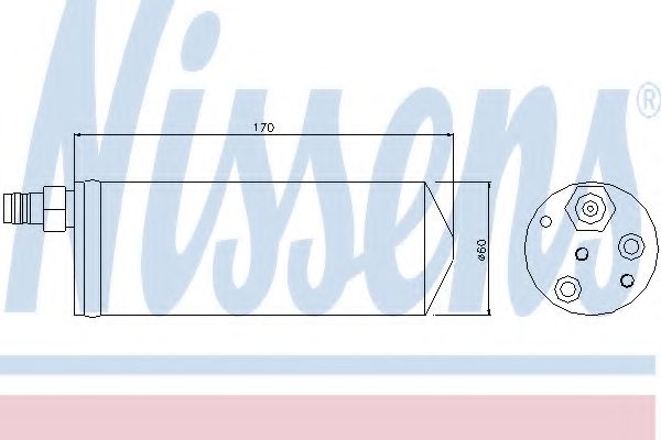 Осушитель кондиционера NISSENS 95363