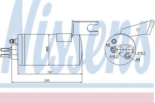 Осушитель кондиционера NISSENS 95368