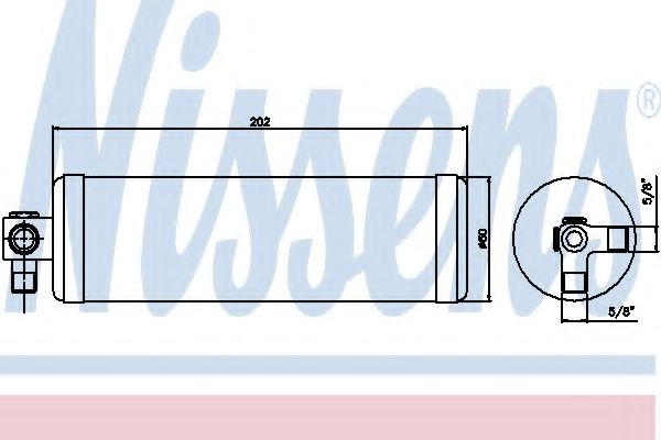 Осушитель кондиционера NISSENS 95980
