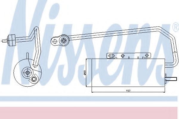 Осушитель кондиционера NISSENS 95409