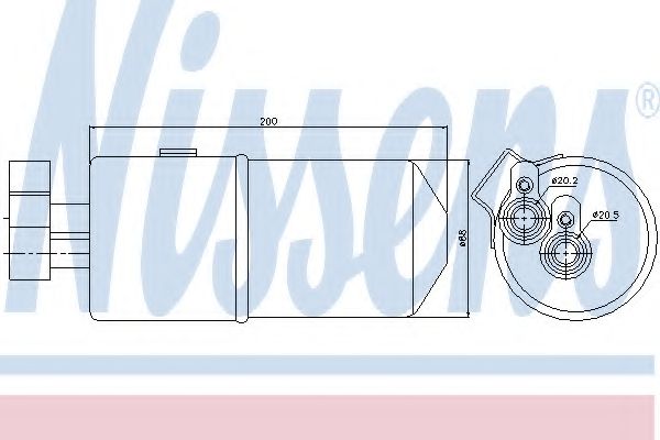Осушитель кондиционера NISSENS 95436