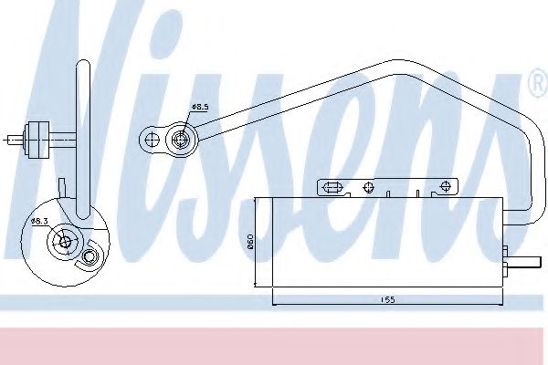 Осушитель кондиционера NISSENS 95447