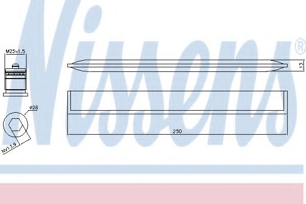 Осушитель кондиционера NISSENS 95450