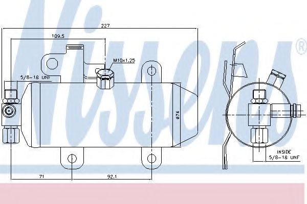 Осушитель кондиционера NISSENS 95459