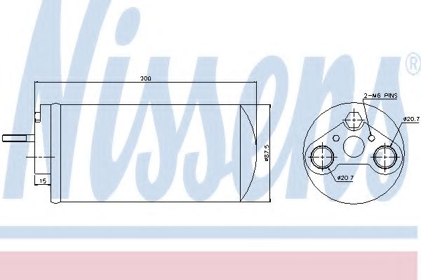 Осушитель кондиционера NISSENS 95461