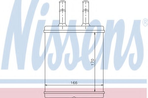 Радиатор печки NISSENS 77613