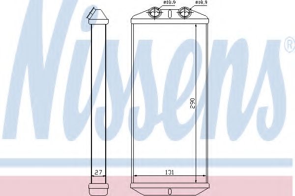 Радиатор печки NISSENS 71158