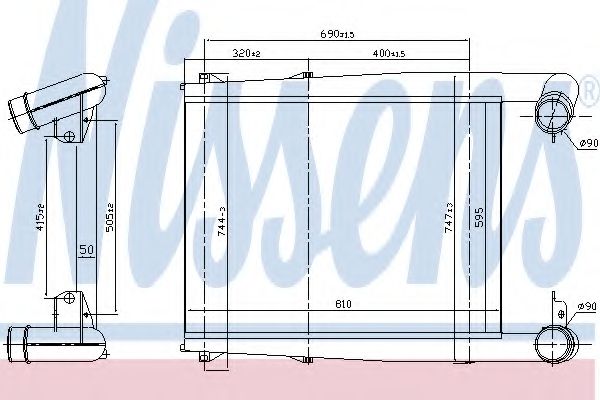 Интеркулер NISSENS 97028