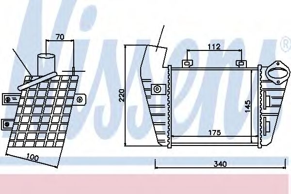 Интеркулер NISSENS 96795