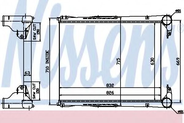 Интеркулер NISSENS 96967
