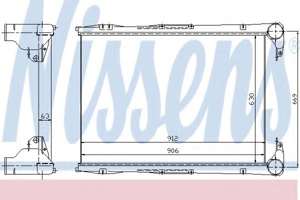 Интеркулер NISSENS 96968