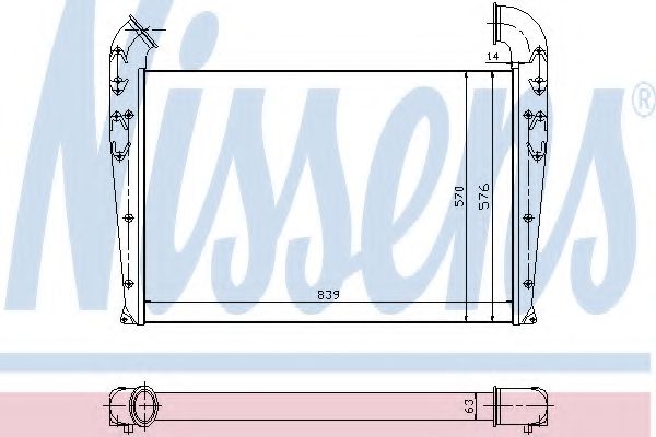 Интеркулер NISSENS 96992