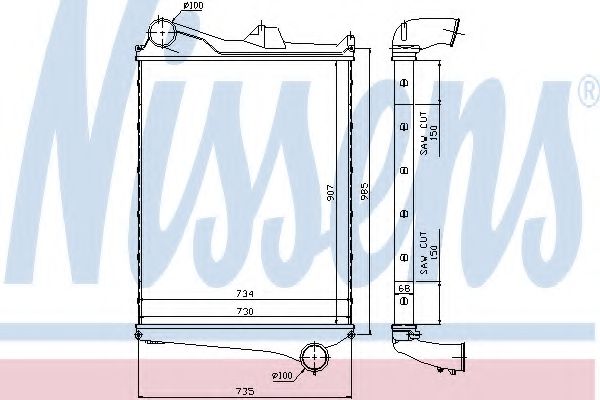Интеркулер NISSENS 97006
