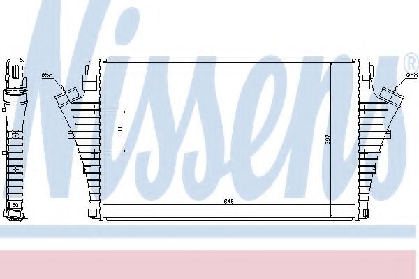 Интеркулер NISSENS 96684