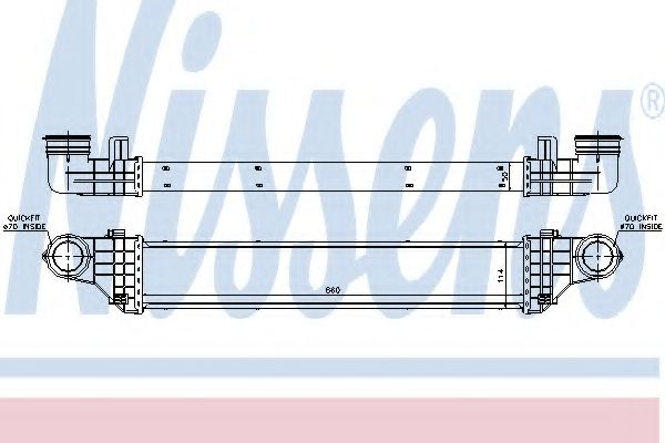 Интеркулер NISSENS 96786