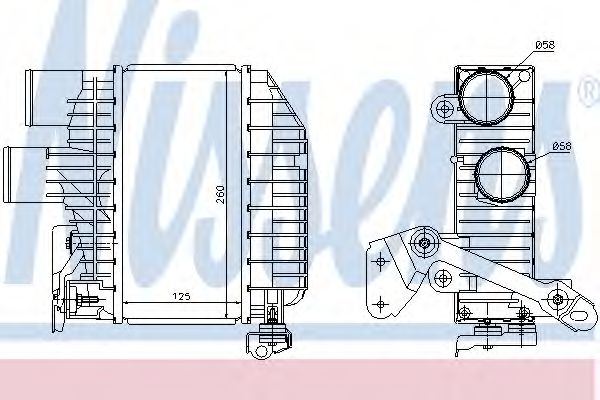 Интеркулер NISSENS 96758