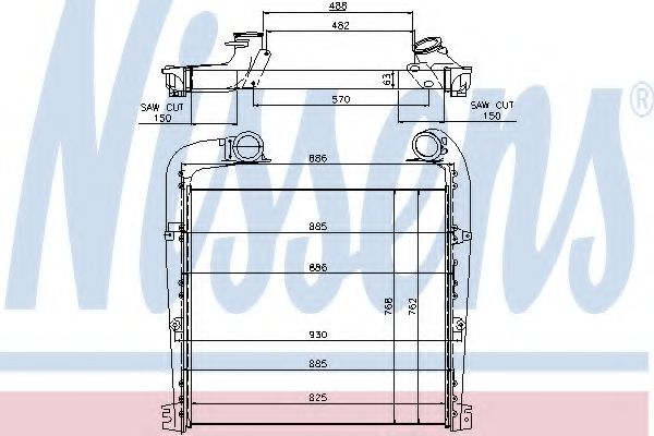 Интеркулер NISSENS 97029