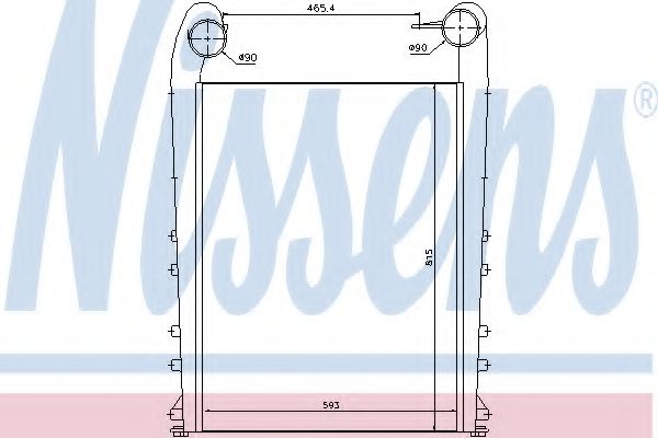 Интеркулер NISSENS 97058
