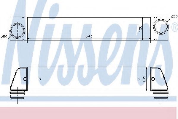 Интеркулер NISSENS 96607