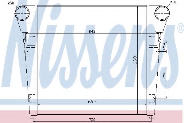 Интеркулер NISSENS 97052