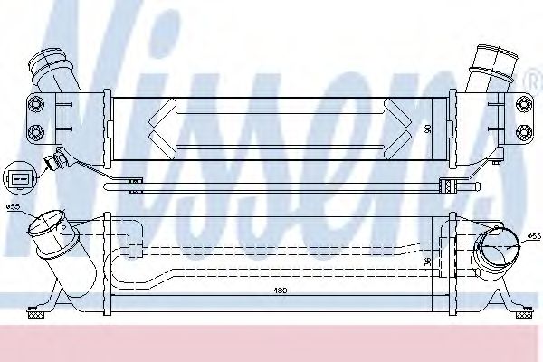 Интеркулер NISSENS 96459