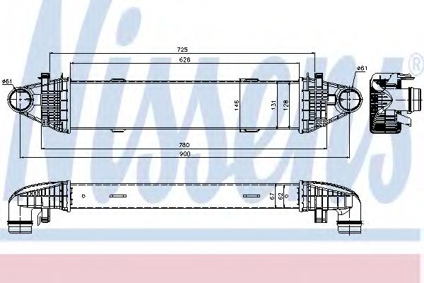 Интеркулер NISSENS 96535