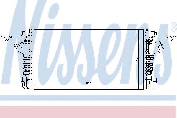 Интеркулер NISSENS 96557